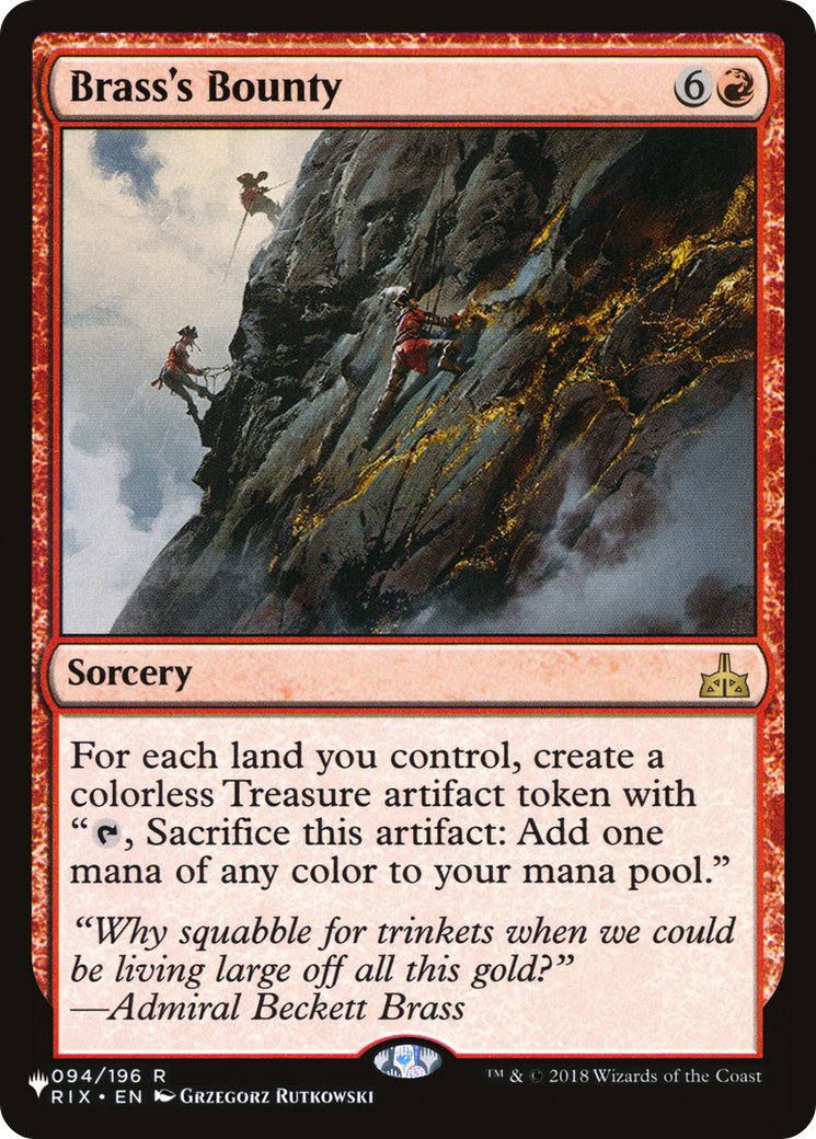 Brass's Bounty [The List]-1