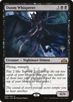 Doom Whisperer (Promo Pack) [Guilds of Ravnica Promos]-1