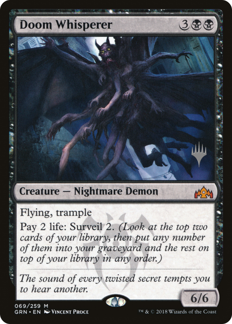 Doom Whisperer (Promo Pack) [Guilds of Ravnica Promos]-1
