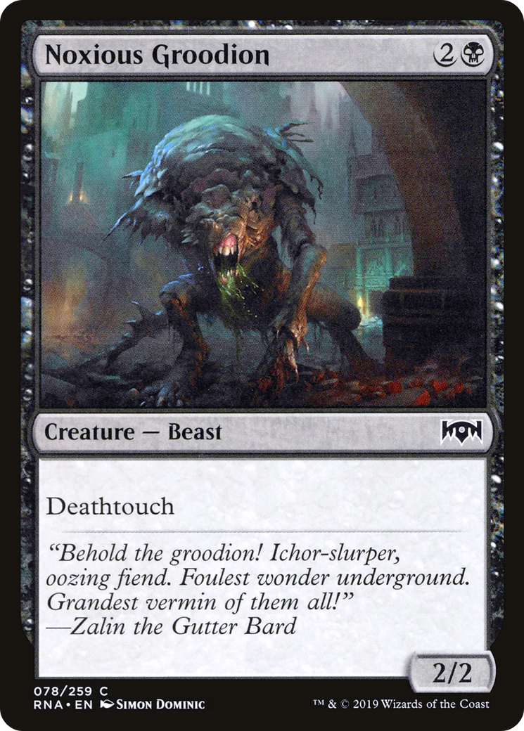 Noxious Groodion [Ravnica Allegiance]-1