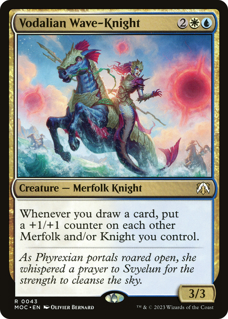 Vodalian Wave-Knight [March of the Machine Commander]-1
