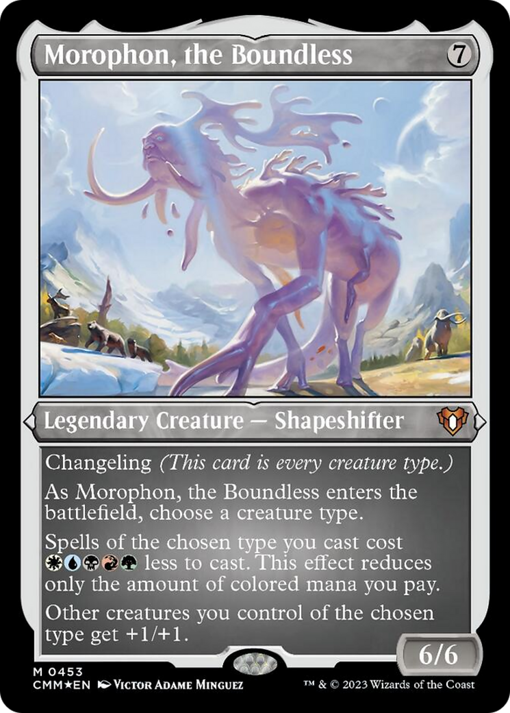 Morophon, the Boundless (Foil Etched) [Commander Masters]-1