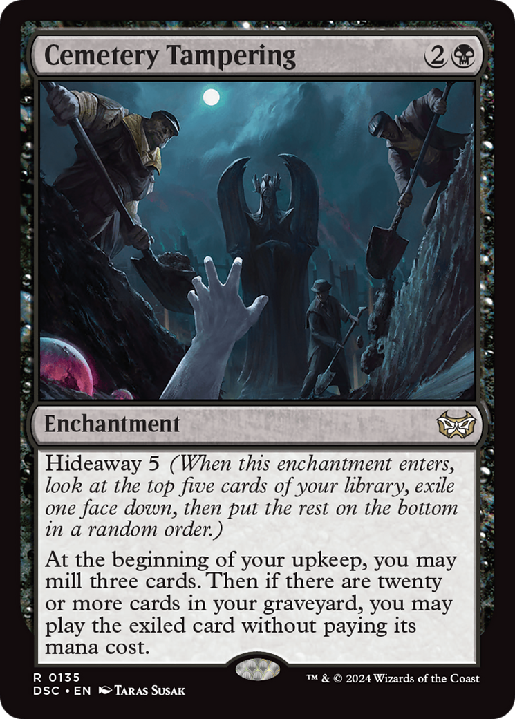 Cemetery Tampering [Duskmourn: House of Horror Commander]-1