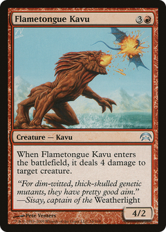 Flametongue Kavu [Planechase]-1