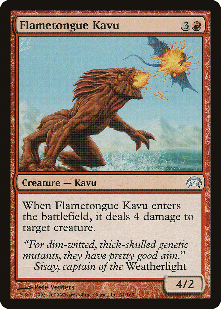 Flametongue Kavu [Planechase]-1