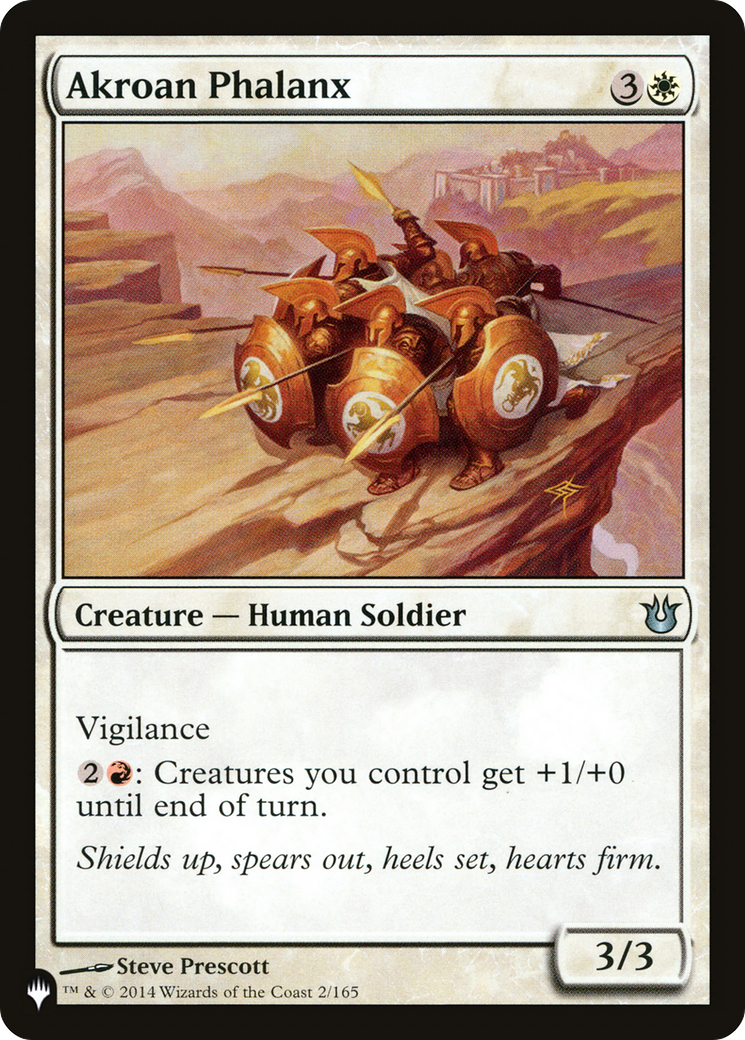 Akroan Phalanx [The List]-1