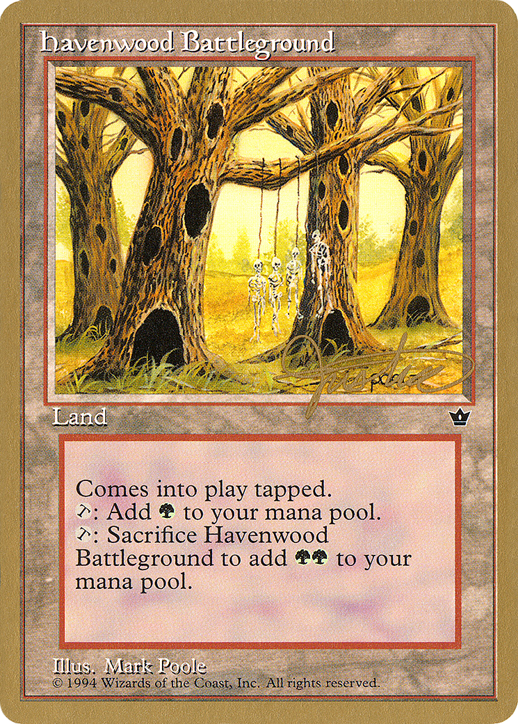 Havenwood Battleground (Mark Justice) [Pro Tour Collector Set]-1