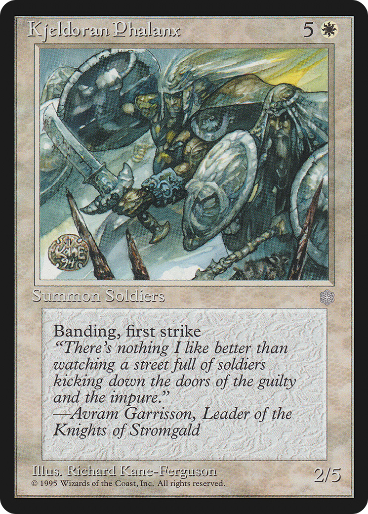 Kjeldoran Phalanx [Ice Age]-1