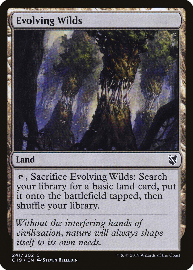 Evolving Wilds [Commander 2019]-1
