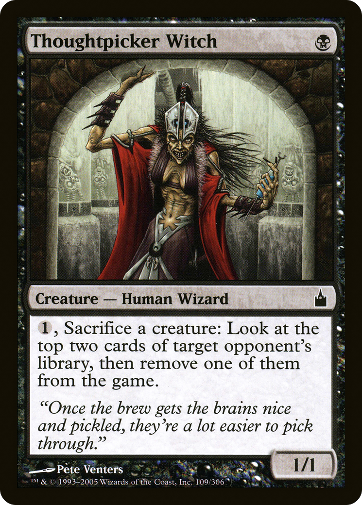 Thoughtpicker Witch [Ravnica: City of Guilds]-1