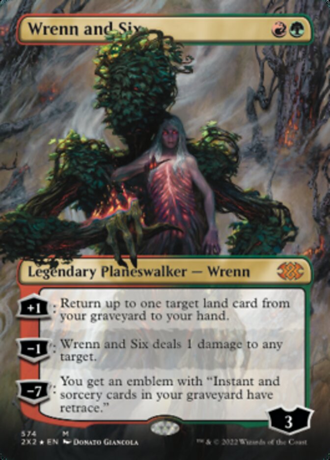 Wrenn and Six (Textured Foil) [Double Masters 2022]-1