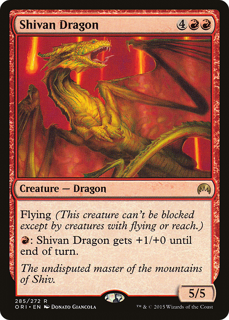 Shivan Dragon [Magic Origins]-1