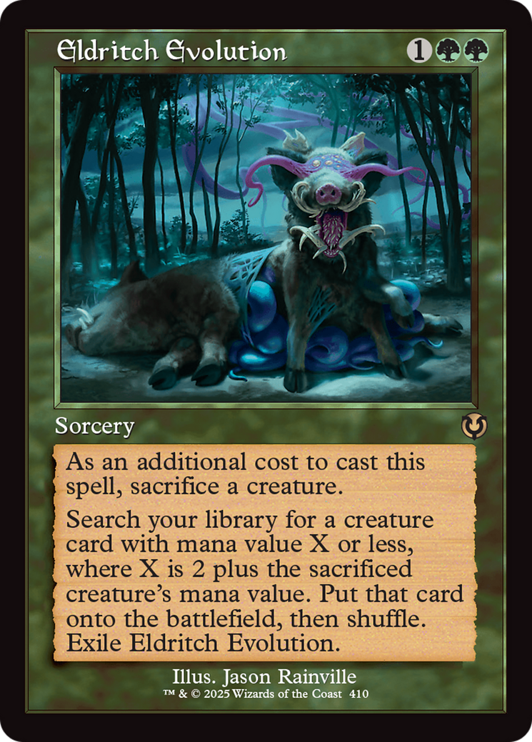 Eldritch Evolution (Retro Frame) [Innistrad Remastered]-1