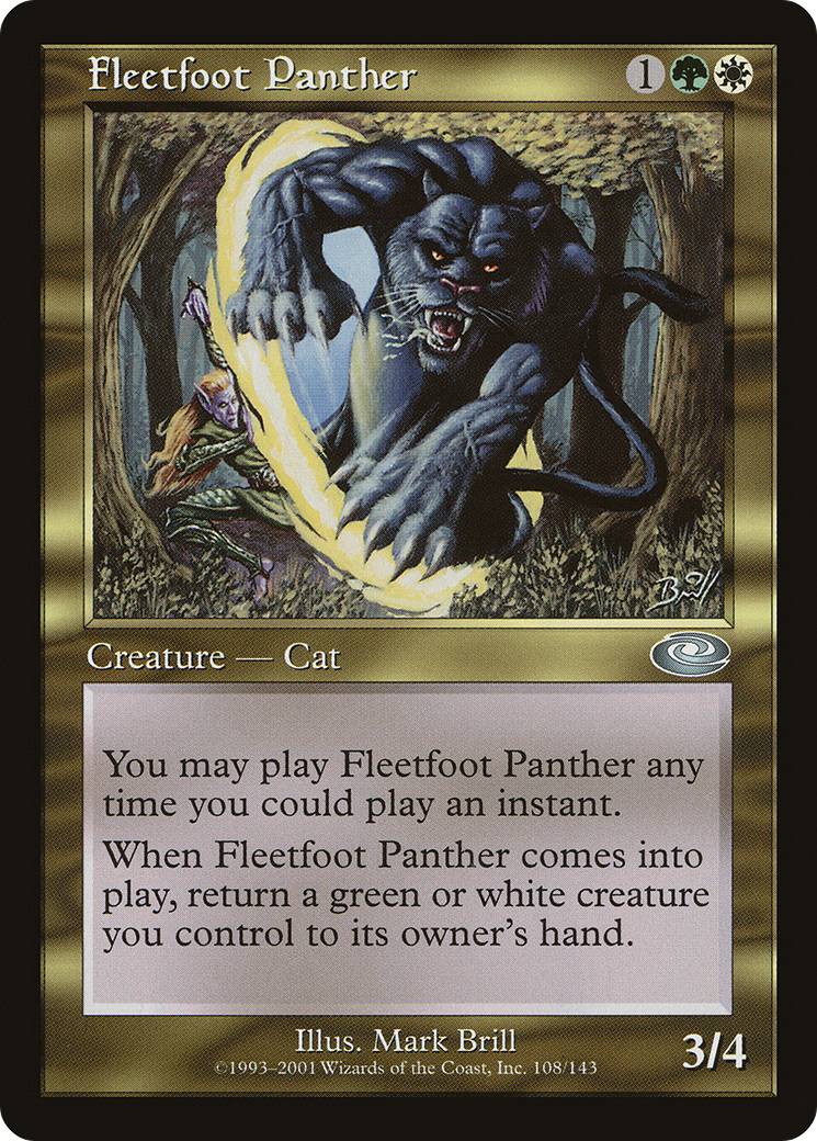 Fleetfoot Panther [Planeshift]-1