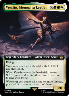 Vrestin, Menoptra Leader (Extended Art) (WHO-451) - Doctor Who: (Extended Art)-1