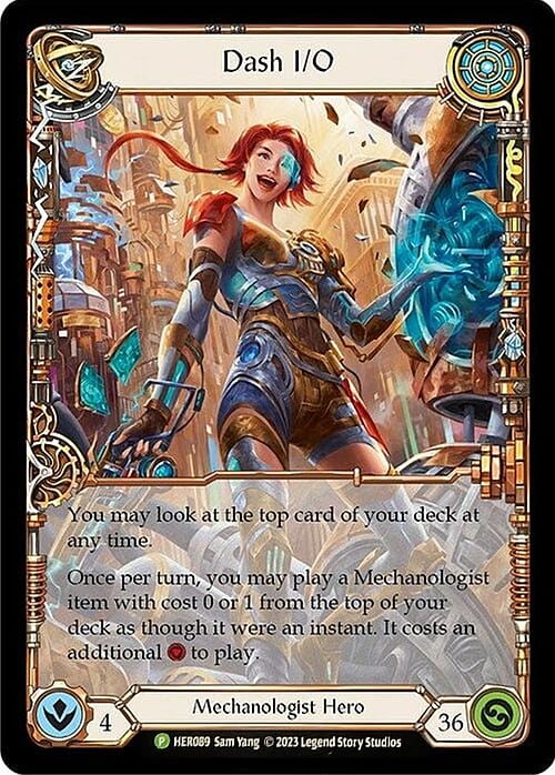 Dash I/O [HER089] (Promo)  Cold Foil-1