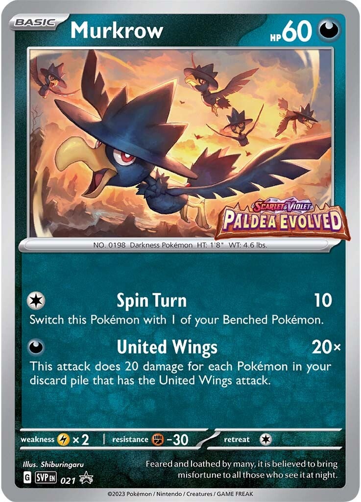 Murkrow (021) [Scarlet & Violet: Black Star Promos]-1