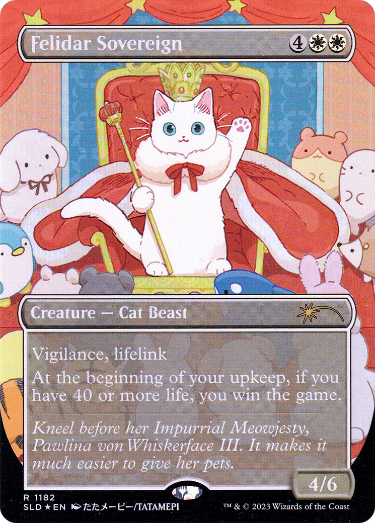 Felidar Sovereign (Borderless) [Secret Lair Drop Series]-1