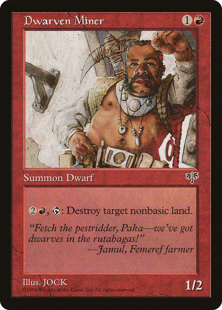 Dwarven Miner [Mirage]-1