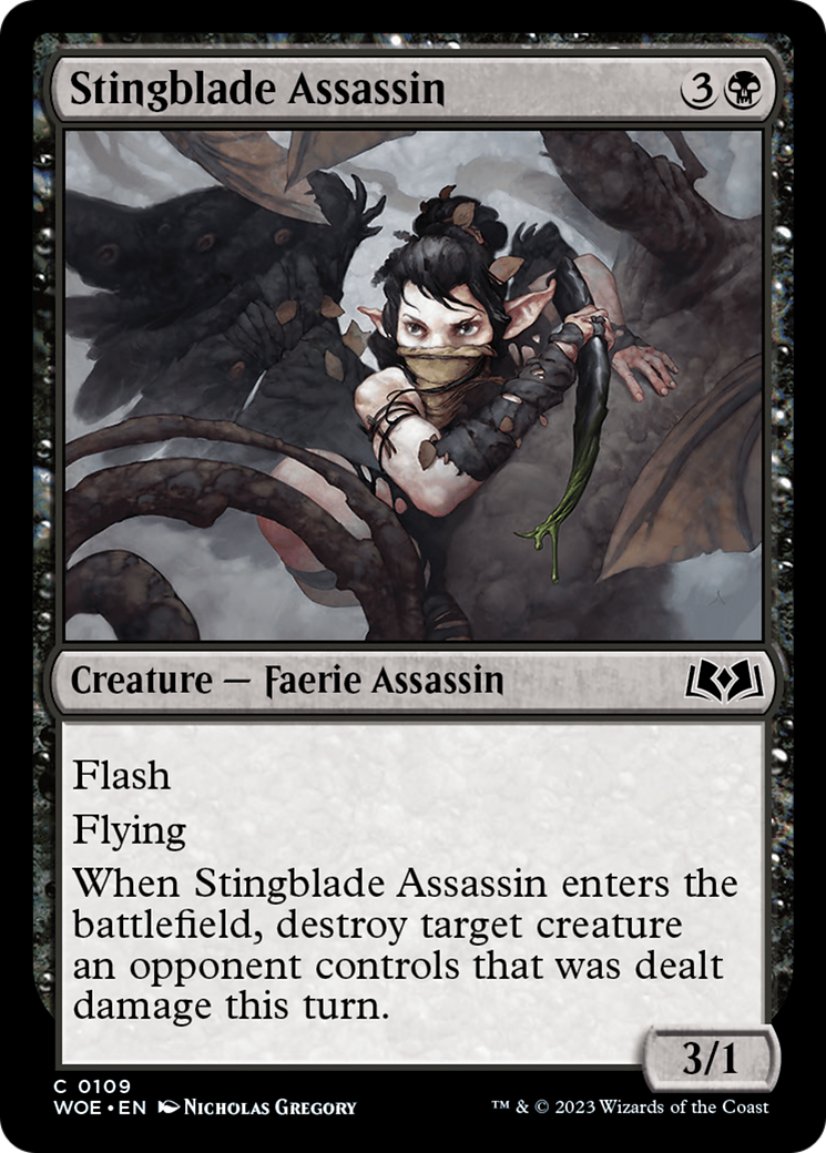 Stingblade Assassin [Wilds of Eldraine]-1