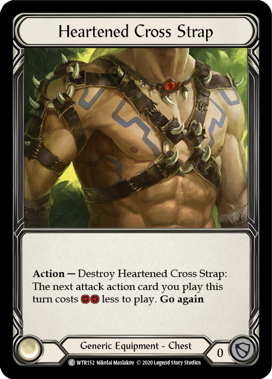 Heartened Cross Strap [U-WTR152] (Welcome to Rathe Unlimited)  Unlimited Rainbow Foil-2
