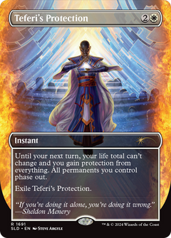 Teferi's Protection (1691) (SLD-1691) - Secret Lair Drop (Borderless) Foil-1