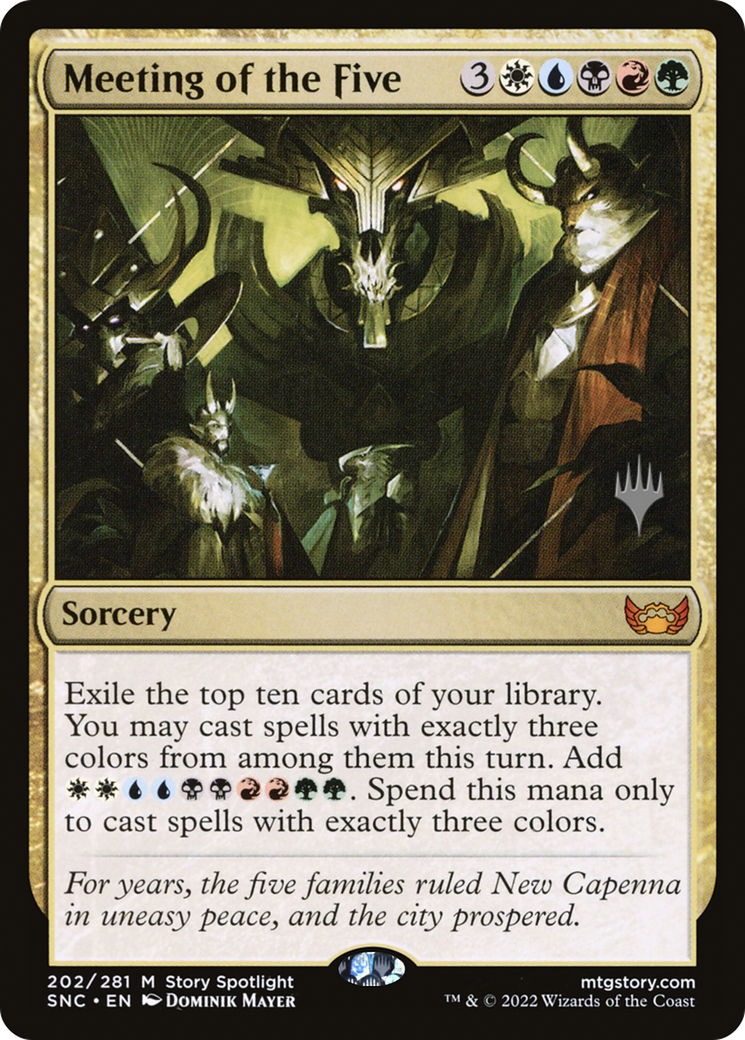 Meeting of the Five (Promo Pack) [Streets of New Capenna Promos]-1
