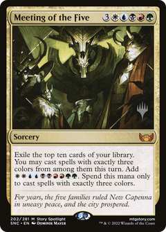 Meeting of the Five (Promo Pack) [Streets of New Capenna Promos]-1