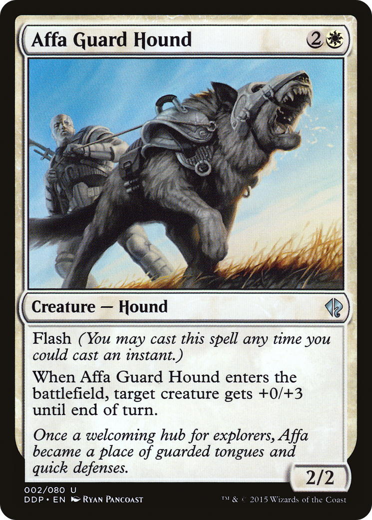 Affa Guard Hound [Duel Decks: Zendikar vs. Eldrazi]-1