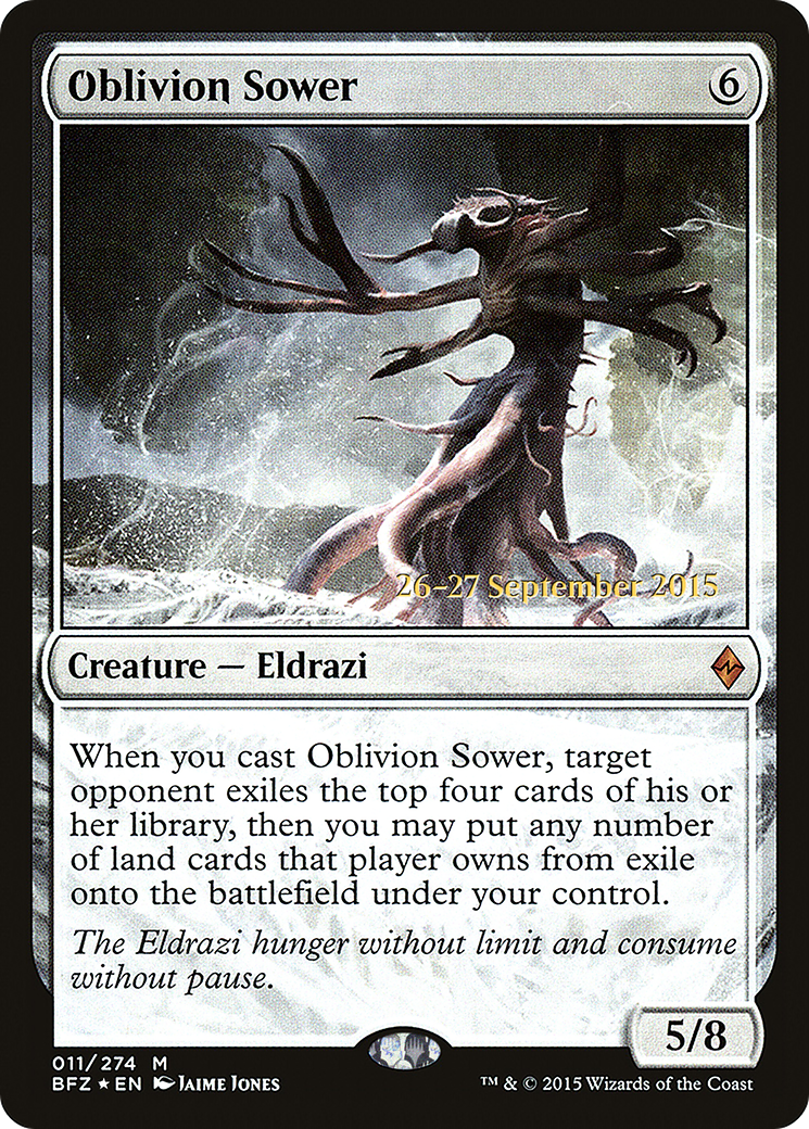 Oblivion Sower [Battle for Zendikar Prerelease Promos]-1
