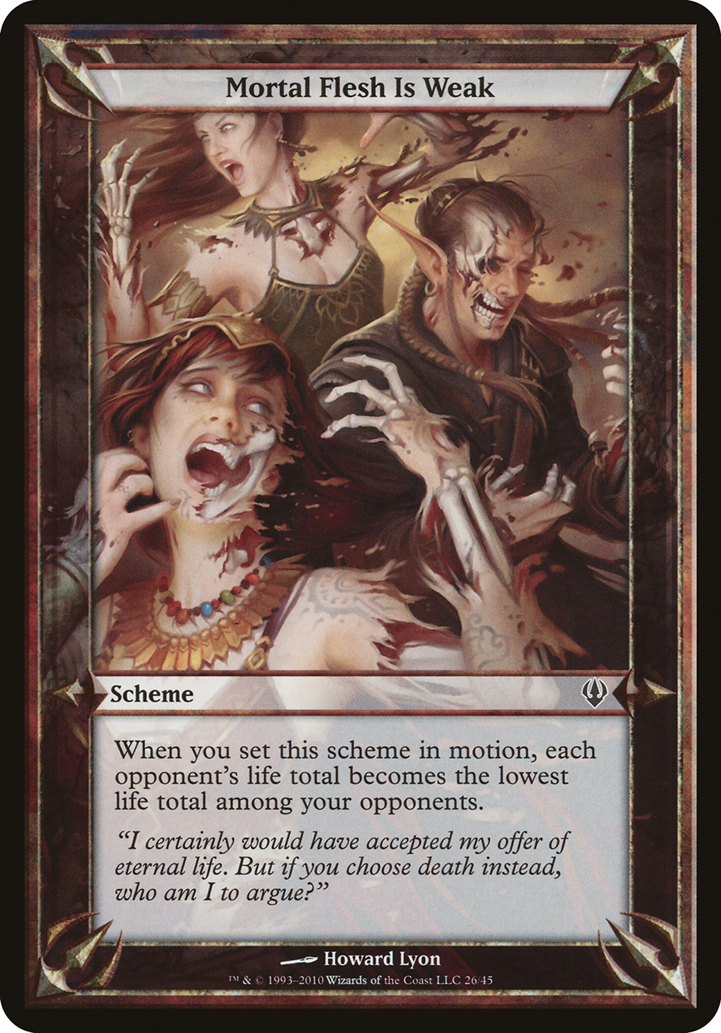 Mortal Flesh Is Weak (Schemes) [Archenemy Schemes]-1