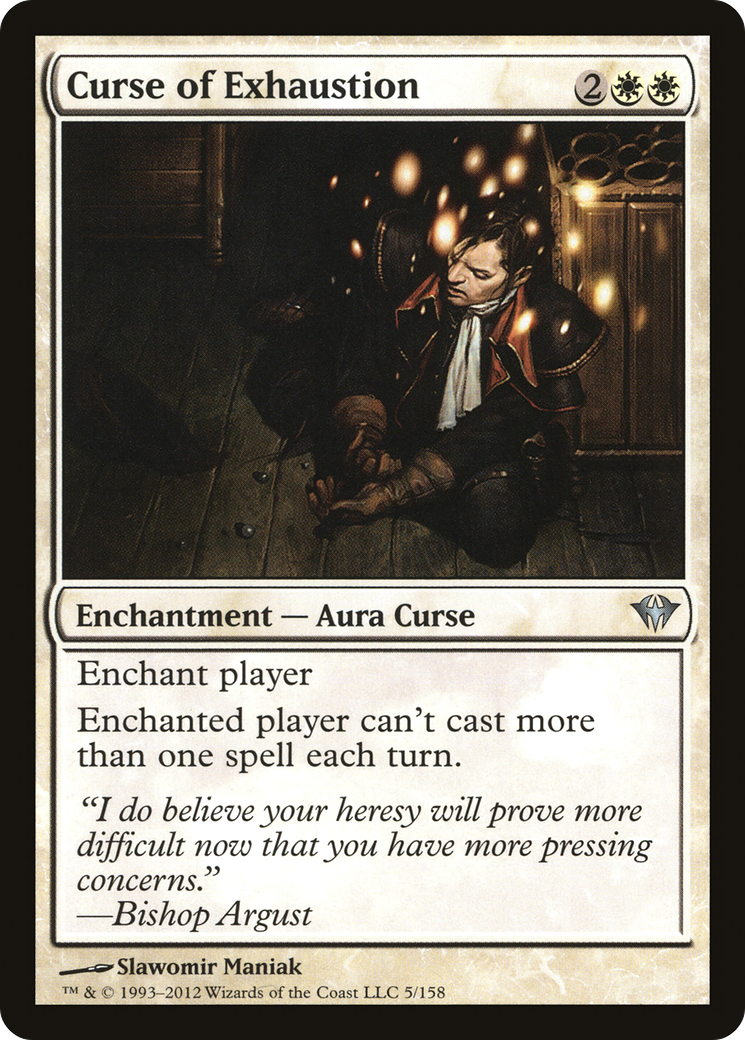 Curse of Exhaustion [Dark Ascension]-1