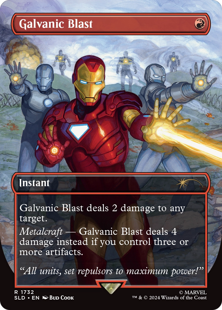 Galvanic Blast (SLD-1732) - Secret Lair Drop (Borderless) Foil-1