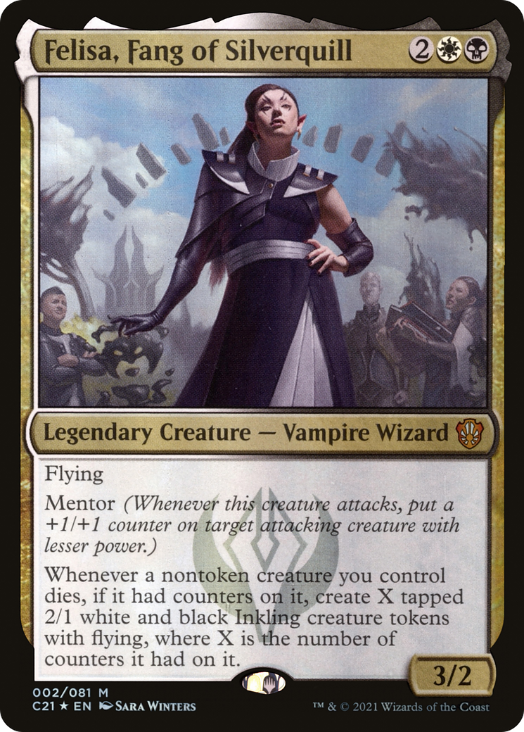 Felisa, Fang of Silverquill [Commander 2021]-1