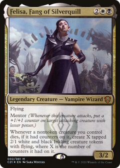 Felisa, Fang of Silverquill [Commander 2021]-1