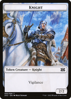Knight (T2X2-005) - Double Masters 2022 Tokens-1