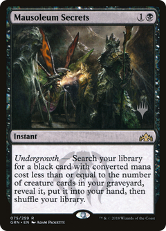 Mausoleum Secrets (Promo Pack) [Guilds of Ravnica Promos]-1