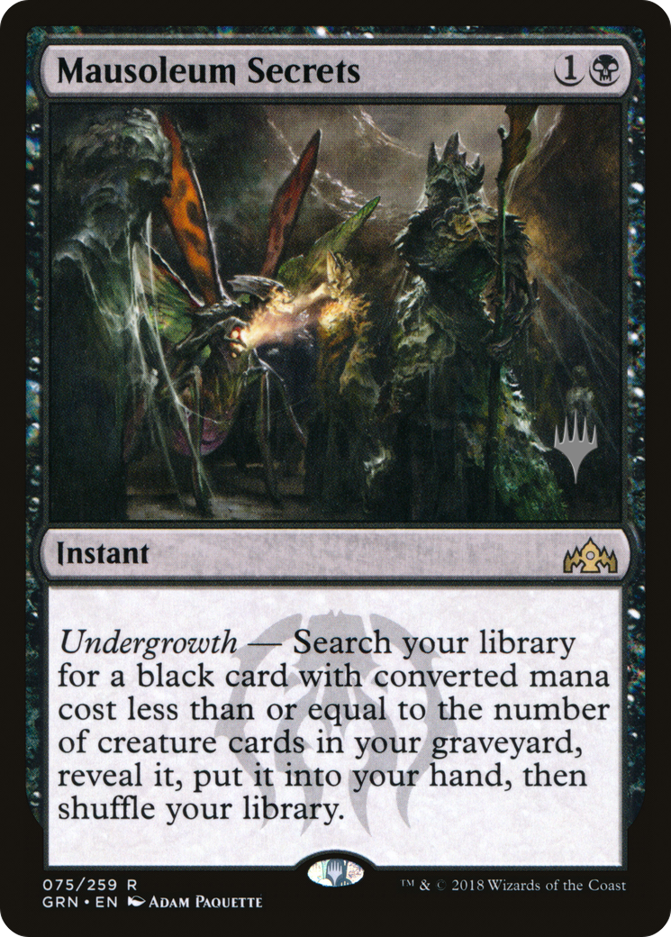 Mausoleum Secrets (Promo Pack) [Guilds of Ravnica Promos]-1