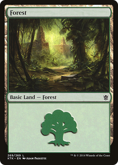Forest (269) [Khans of Tarkir]-1
