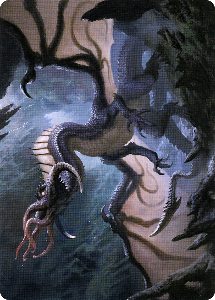 Brainstealer Dragon // Brainstealer Dragon (ACLB-031) - Battle for Baldur's Gate Art Series (Borderless) Foil-1
