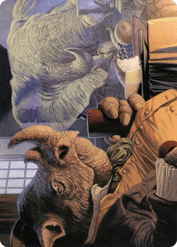 Late to Dinner Art Card [Modern Horizons 2 Art Series]-1