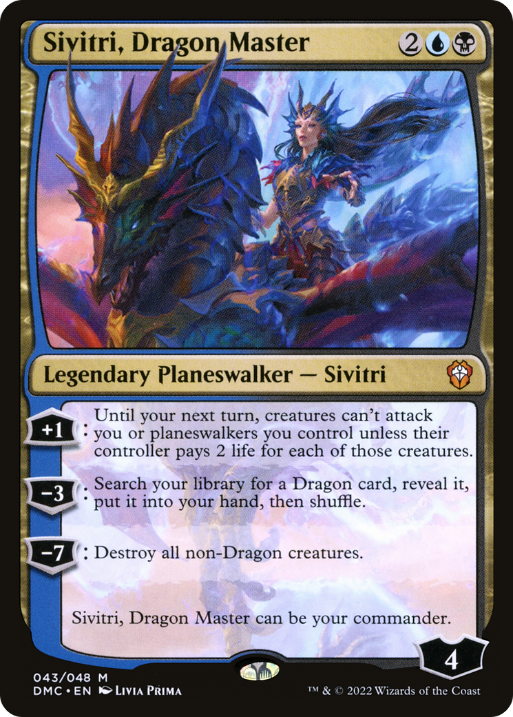 Sivitri, Dragon Master [Dominaria United Commander]-1