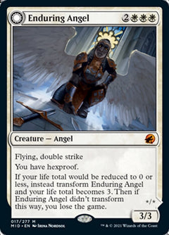 Enduring Angel // Angelic Enforcer [Innistrad: Midnight Hunt]-1