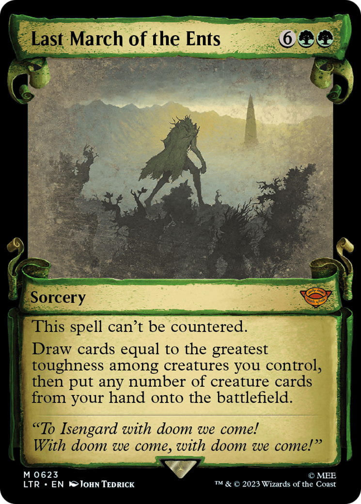 Last March of the Ents [The Lord of the Rings: Tales of Middle-Earth Showcase Scrolls]-1