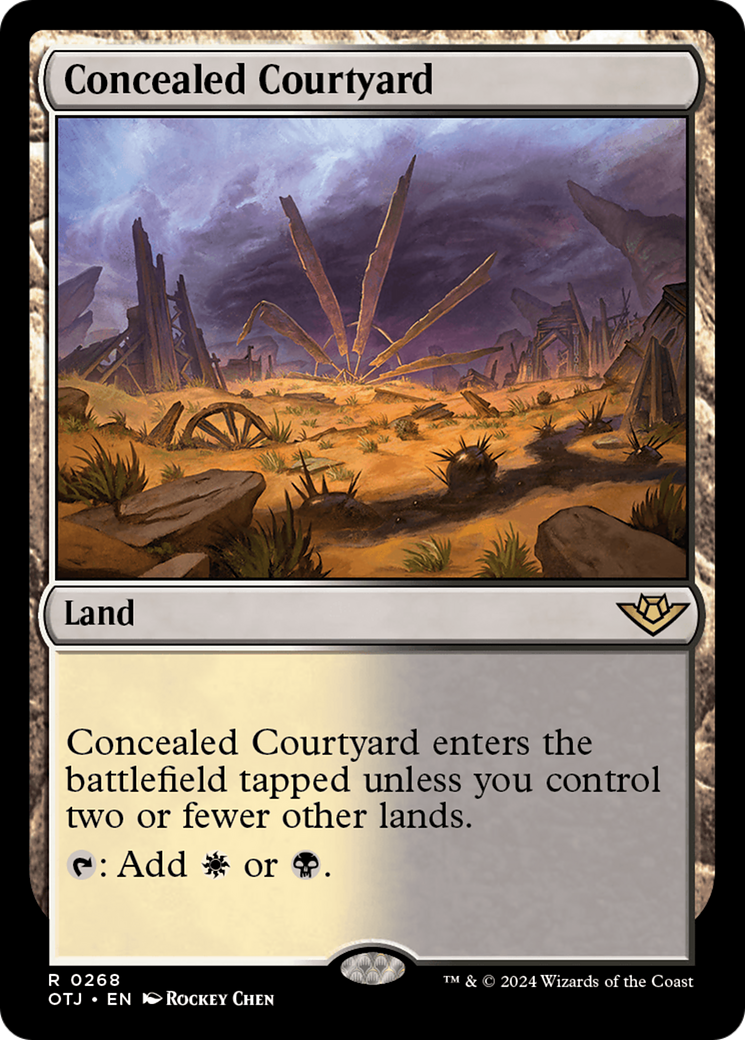 Concealed Courtyard [Outlaws of Thunder Junction]-1