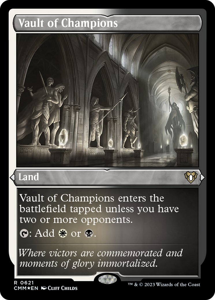 Vault of Champions (CMM-621) - Commander Masters Etched Foil-1
