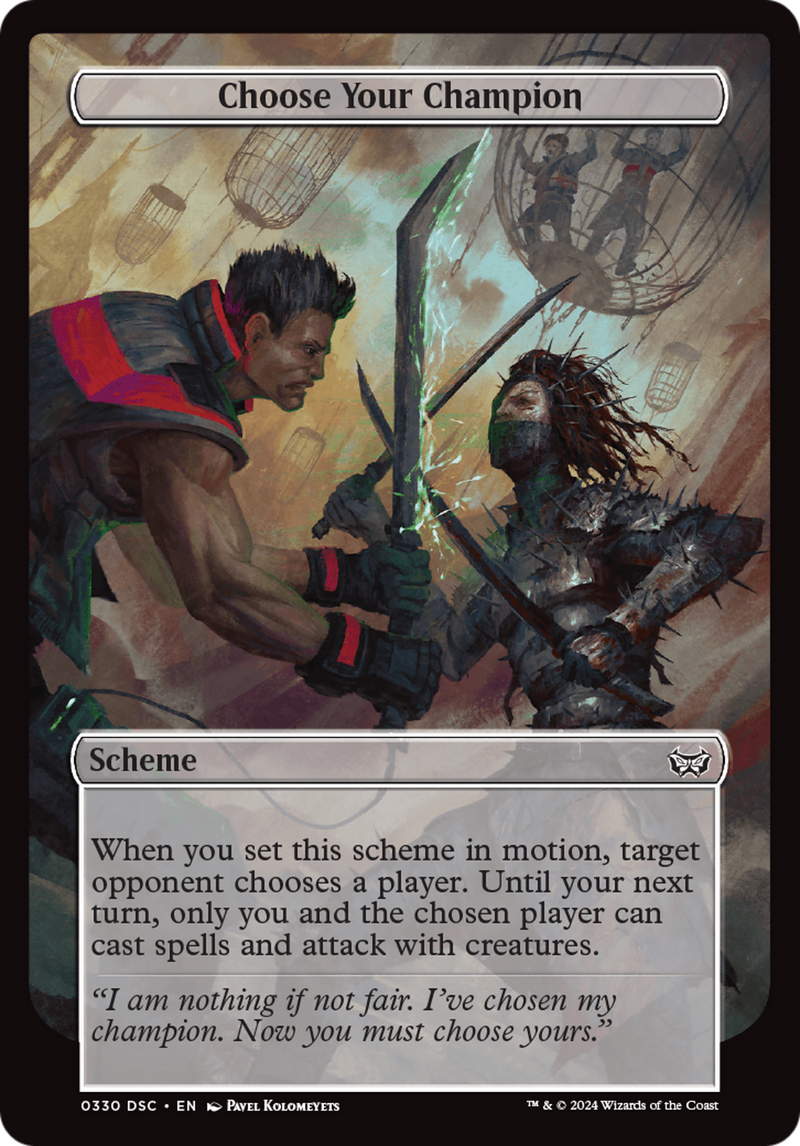 Choose Your Champion (Full Art) [Duskmourn: Archenemy]-2