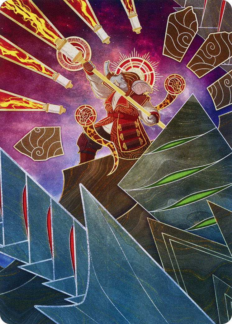 Quintorius, Loremaster // Quintorius, Loremaster (AMOM-063) - March of the Machine Art Series (Borderless)-1