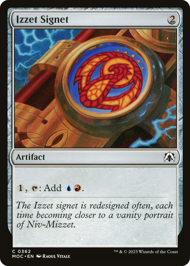 Izzet Signet [March of the Machine Commander]-1