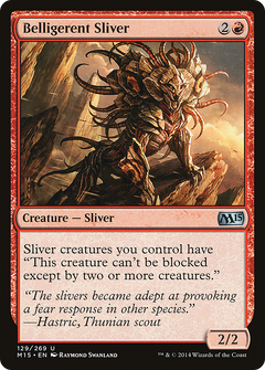 Belligerent Sliver [Magic 2015]-1